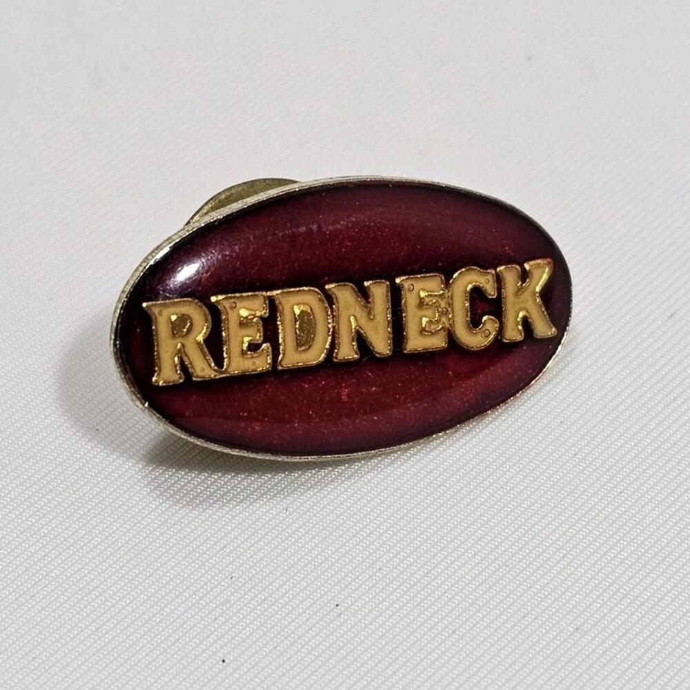 Vintage Redneck Lapel Hat Jacket Pin